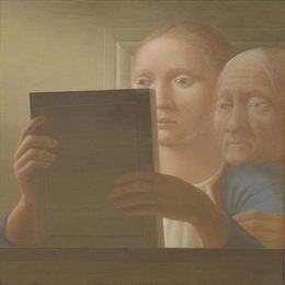 《第二镜》乔治·图克(George Tooker)高清作品欣赏