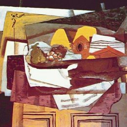 《餐具柜》乔治·布拉克(Georges Braque)高清作品欣赏