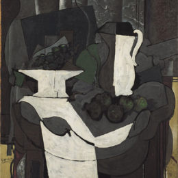 《一碗葡萄》乔治·布拉克(Georges Braque)高清作品欣赏