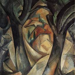 乔治·布拉克(Georges Braque)高清作品:Big trees at Estaque