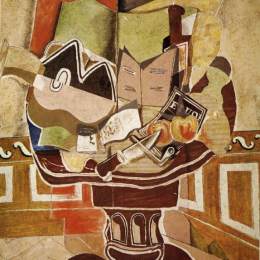 《圆桌会议》乔治·布拉克(Georges Braque)高清作品欣赏