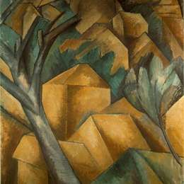 乔治·布拉克(Georges Braque)高清作品:Houses at Estaque