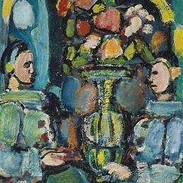 《香蒲》乔治·鲁奥(Georges Rouault)高清作品欣赏