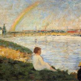 《彩虹》乔治·修拉(Georges Seurat)高清作品欣赏