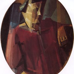 《艺术家母亲肖像》乔治斯·瓦米尔(Georges Valmier)高清作品欣赏