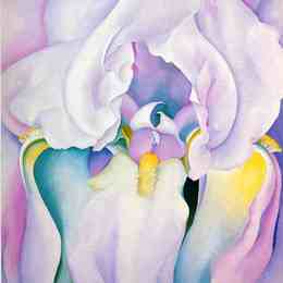 《虹膜光》乔治亚·欧姬芙(Georgia O&amp;amp#39Keeffe)高清作品欣赏