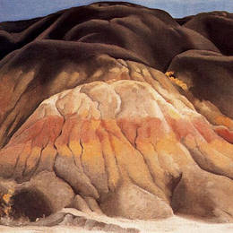 《灰山》乔治亚·欧姬芙(Georgia O&amp;amp#39Keeffe)高清作品欣赏