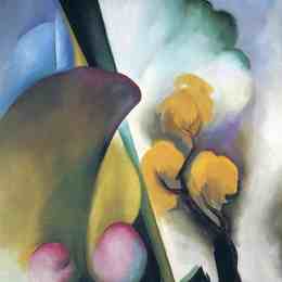 《春天》乔治亚·欧姬芙(Georgia O&amp;amp#39Keeffe)高清作品欣赏