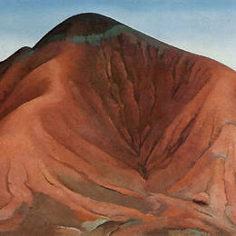 《小紫山》乔治亚·欧姬芙(Georgia O&amp;amp#39Keeffe)高清作品欣赏