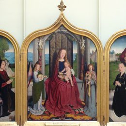 杰勒德·大卫(Gerard David)高清作品:Triptych of the Sedano Family