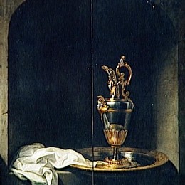 《银壶》格利特窦(Gerrit Dou)高清作品欣赏
