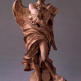 吉安·洛伦佐·贝尔尼尼(Gian Lorenzo Bernini)高清作品:Angel with the Inscription of I.N.R.I.