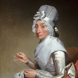 吉尔伯特·斯图尔特(Gilbert Stuart)高清作品:Catherine Brass Yates (Mrs. Richard Yates)