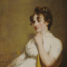吉尔伯特·斯图尔特(Gilbert Stuart)高清作品:Eleanor Parke Custis Lewis(Washington’s granddaughter)