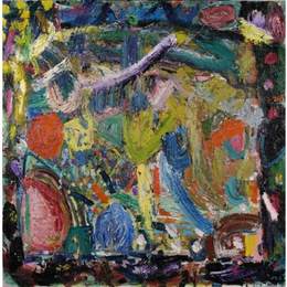 《樱桃巧克力》基利恩·艾雷斯(Gillian Ayres)高清作品欣赏