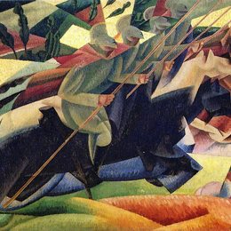 《枪骑兵》吉诺·塞韦里(Gino Severini)高清作品欣赏