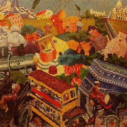 《旅行的回忆》吉诺·塞韦里(Gino Severini)高清作品欣赏