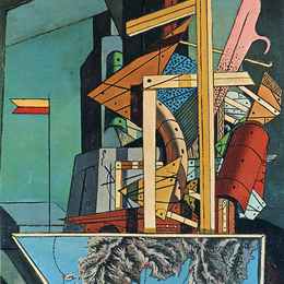 《离别的惆怅》乔治·德·基里科(Giorgio de Chirico)高清作品欣赏