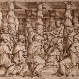 乔治·瓦萨里(Giorgio Vasari)高清作品:Pope Leo X Appointing Cardinals