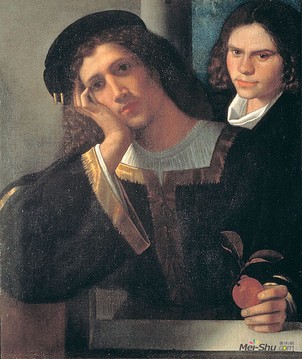 《双重肖像》乔尔乔内(giorgione)高清作品欣赏_乔尔乔内作品_乔尔乔