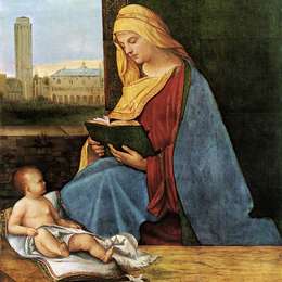 乔尔乔内(Giorgione)高清作品:Virgin and Child (The Tallard Madonna)