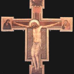 《十字架受难》乔托·迪·邦多内(Giotto)高清作品欣赏