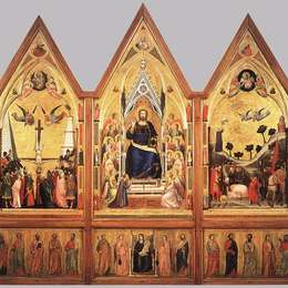 乔托·迪·邦多内(Giotto)高清作品:The Stefaneschi Triptych