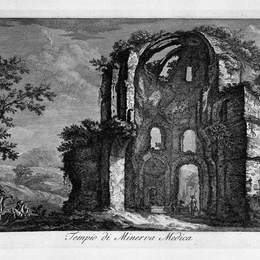 乔瓦尼·巴蒂斯塔·皮拉内西(Giovanni Battista Piranesi)高清作品:Arch of Trajan in Ancona