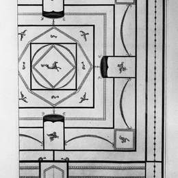 乔瓦尼·巴蒂斯塔·皮拉内西(Giovanni Battista Piranesi)高清作品:In the House of Pompeii, once downstairs half-barrel, the ch