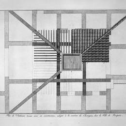《室内花园室内》乔瓦尼·巴蒂斯塔·皮拉内西(Giovanni Battista Piranesi)高清作品欣赏