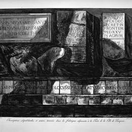 《侧廊庞贝古城》乔瓦尼·巴蒂斯塔·皮拉内西(Giovanni Battista Piranesi)高清作品欣赏