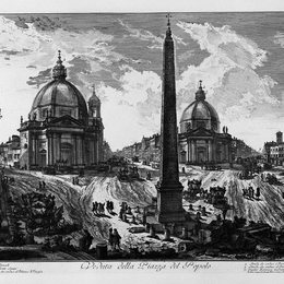《康斯坦斯墓的内部观》乔瓦尼·巴蒂斯塔·皮拉内西(Giovanni Battista Piranesi)高清作品欣赏