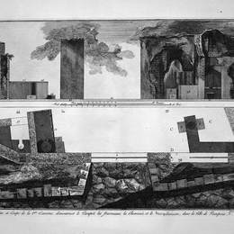 《同一酒馆的饰品》乔瓦尼·巴蒂斯塔·皮拉内西(Giovanni Battista Piranesi)高清作品欣赏