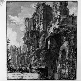 《透视后方》乔瓦尼·巴蒂斯塔·皮拉内西(Giovanni Battista Piranesi)高清作品欣赏
