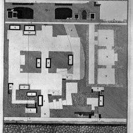 乔瓦尼·巴蒂斯塔·皮拉内西(Giovanni Battista Piranesi)高清作品:Plan and sections of the Hypogeum of the Scipios