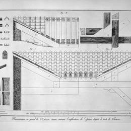 乔瓦尼·巴蒂斯塔·皮拉内西(Giovanni Battista Piranesi)高清作品:Plan of Tuscan atrium of the Cavedio house