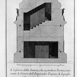 《上段、埋藏室和入口处》乔瓦尼·巴蒂斯塔·皮拉内西(Giovanni Battista Piranesi)高清作品欣赏