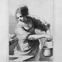 乔瓦尼·巴蒂斯塔·皮拉内西(Giovanni Battista Piranesi)高清作品:Rebecca at the Well, by Guercino