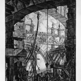 《大广场》乔瓦尼·巴蒂斯塔·皮拉内西(Giovanni Battista Piranesi)高清作品欣赏