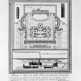 乔瓦尼·巴蒂斯塔·皮拉内西(Giovanni Battista Piranesi)高清作品:The Roman antiquities, t. 1, Plate XL