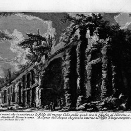 乔瓦尼·巴蒂斯塔·皮拉内西(Giovanni Battista Piranesi)高清作品:The Roman antiquities, t. 1, Plate XXIV. Celio o Oppio. The