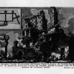 乔瓦尼·巴蒂斯塔·皮拉内西(Giovanni Battista Piranesi)高清作品:The Roman antiquities, t. 1, Plate XXVI. Aqua Julia.