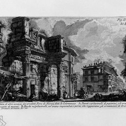 《罗马古物吨。1，板30。就业市场。》乔瓦尼·巴蒂斯塔·皮拉内西(Giovanni Battista Piranesi)高清作品欣赏