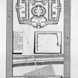 乔瓦尼·巴蒂斯塔·皮拉内西(Giovanni Battista Piranesi)高清作品:The Roman antiquities, t. 1, Plate XXXIX