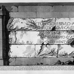 乔瓦尼·巴蒂斯塔·皮拉内西(Giovanni Battista Piranesi)高清作品:The Roman antiquities, t. 2, Plate V