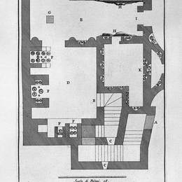 乔瓦尼·巴蒂斯塔·皮拉内西(Giovanni Battista Piranesi)高清作品:The Roman antiquities, t. 2, Plate VIII. Entry of the burial