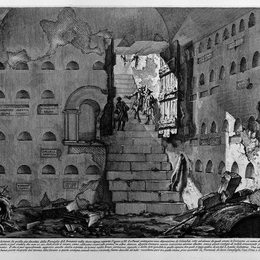 乔瓦尼·巴蒂斯塔·皮拉内西(Giovanni Battista Piranesi)高清作品:The Roman antiquities, t. 2, Plate XVI. Inscriptions and fra