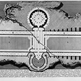 乔瓦尼·巴蒂斯塔·皮拉内西(Giovanni Battista Piranesi)高清作品:The Roman antiquities, t. 2, Plate XXI. Urn of marble found