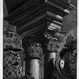 乔瓦尼·巴蒂斯塔·皮拉内西(Giovanni Battista Piranesi)高清作品:The Roman antiquities, t. 2, Plate XXIII. Remains of the gre