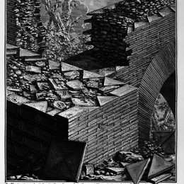 乔瓦尼·巴蒂斯塔·皮拉内西(Giovanni Battista Piranesi)高清作品:The Roman antiquities, t. 3, Plate V. Construction details o